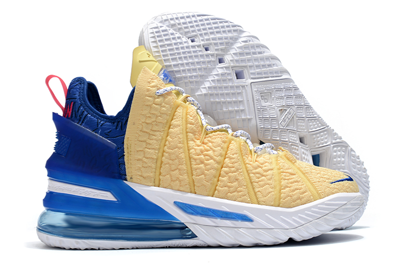 Men's Running weapon LeBron James 18 Los Angeles By Day Shoes 049
